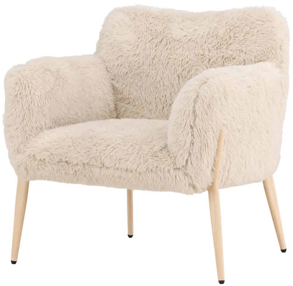 Fauteuil Met Zacht Imitatiebont