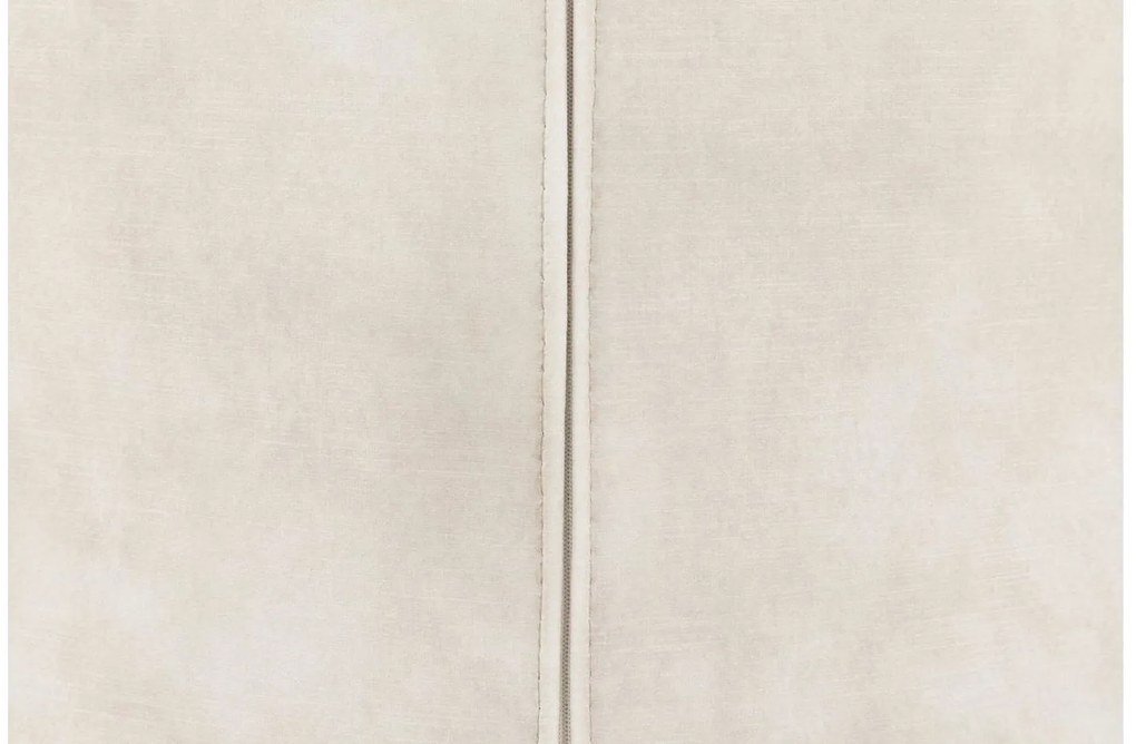 Goossens Eetkamerstoel Hera wit velvet stof leuning, modern design