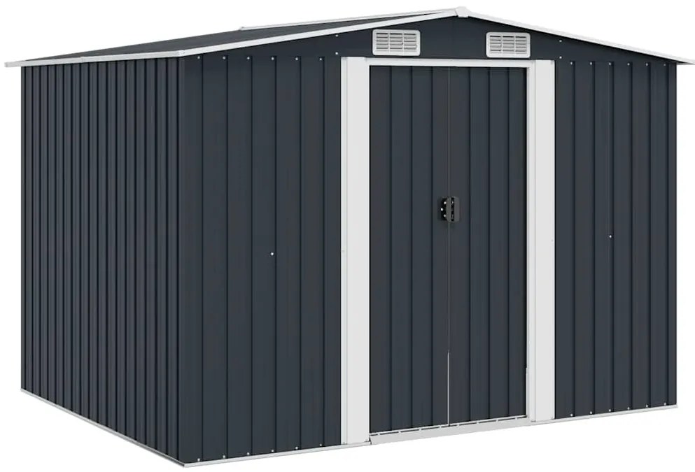 vidaXL Tuinberging 257x205x178 cm staal antraciet