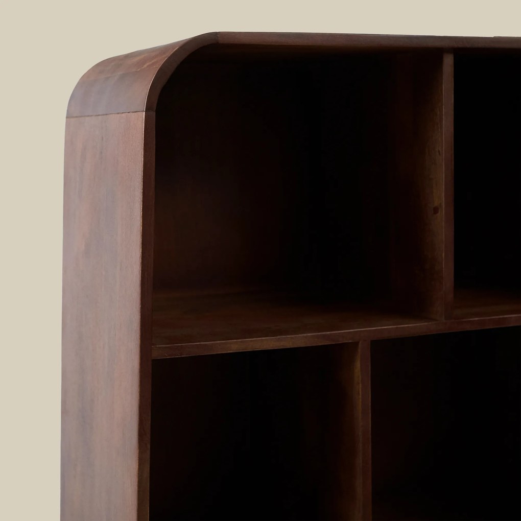 Open Kast Hoog Met Ronde Hoeken - 85x40x170cm.