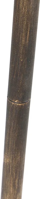 Klassieke lantaarn antiek goud 122 cm IP44 - Capital