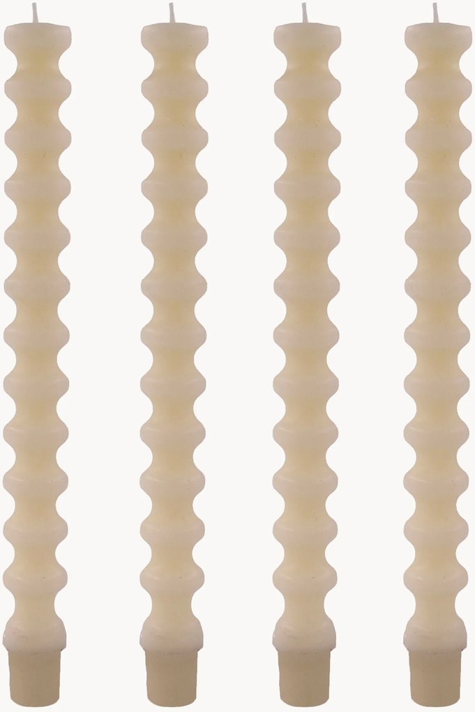 Handgemaakte dinerkaarsen Mura, 4-delig