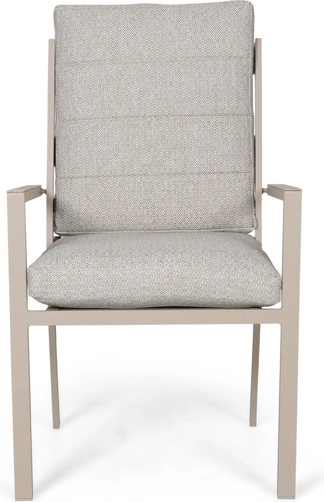 Tuinset 6 personen 150 cm Aluminium Zand/Beige Lifestyle Garden Furniture Lecce/Ancona