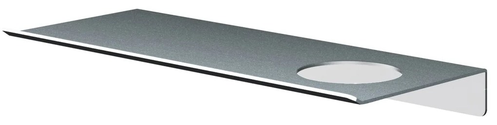Hotbath &More planchet 30cm met uitsparing voor een zeepdispenser of beker RVS