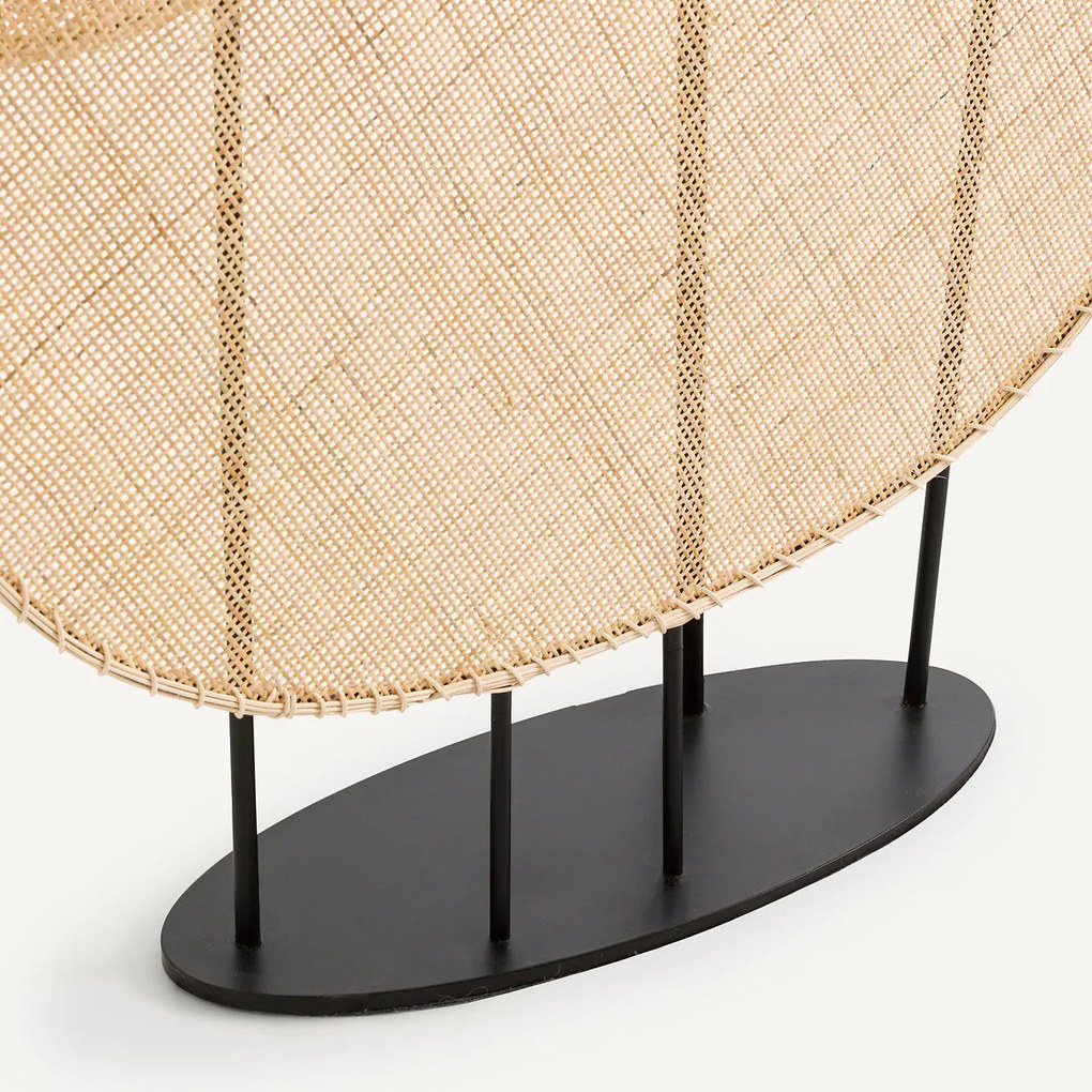 Geweven rotan scherm, Canopée design E. Gallina