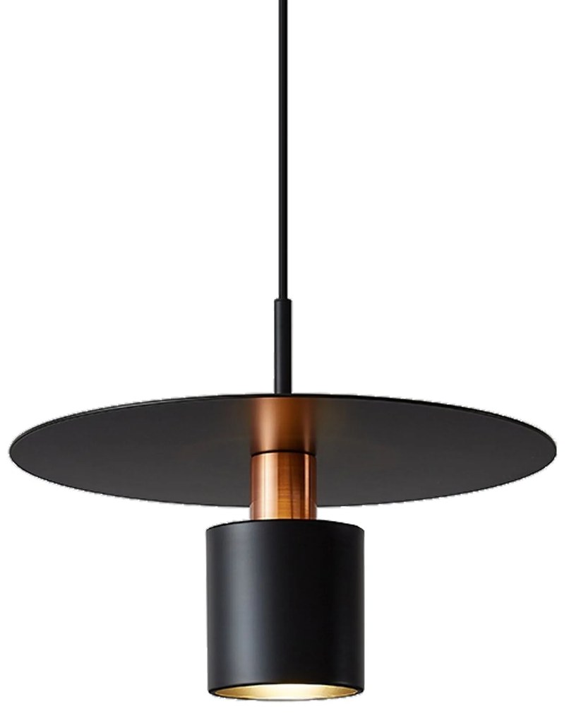 Hanglamp APP1145-1CP Zwart Roségoud