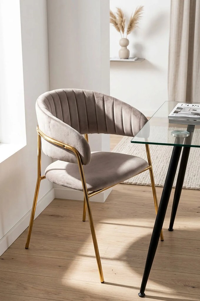 Moniel Foud Fluwelen Stoel