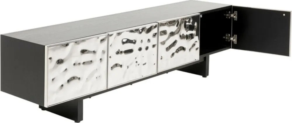 Chroom TV-meubel - 180x40x45cm.