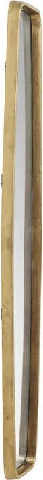 Lange Spiegel Aluminium Messing - 32x177cm