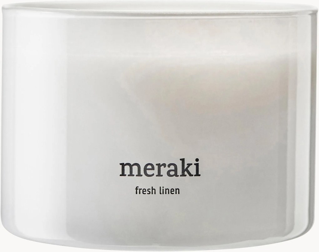 Geurkaars 3-lonts Fresh Linen (citroen, jasmijn & muskus)
