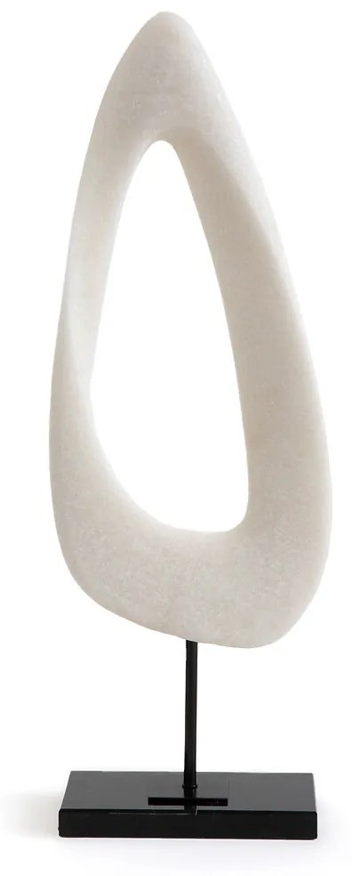 Sculptuur in polyhars H52,5 cm, Mineral