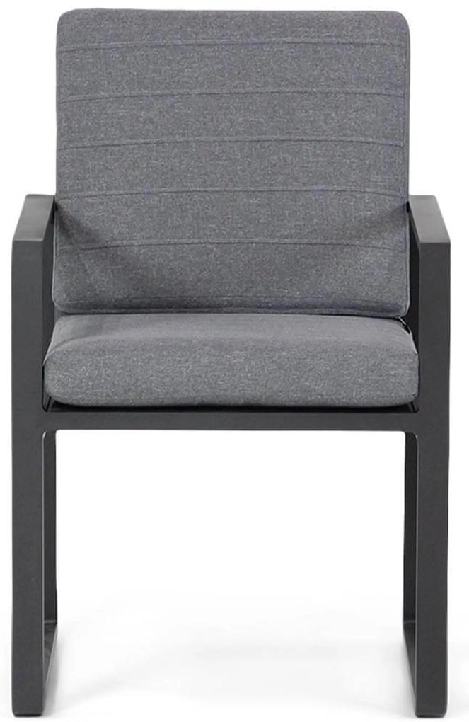 Tuinset 6 personen 260 cm Aluminium Grijs Santika Furniture Santika
