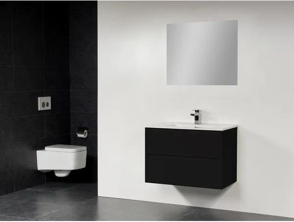 Saniclass New Future Empoli badmeubel 80cm met spiegel zwart