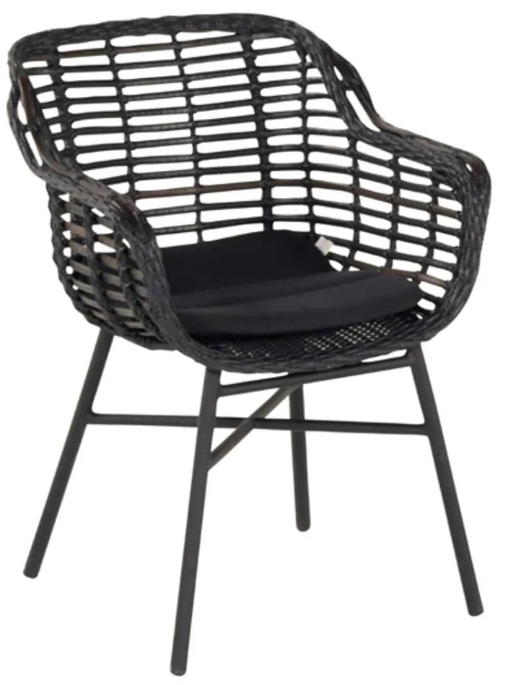 Tuinstoel Wicker Zwart Hartman Cecilia  Puma Black