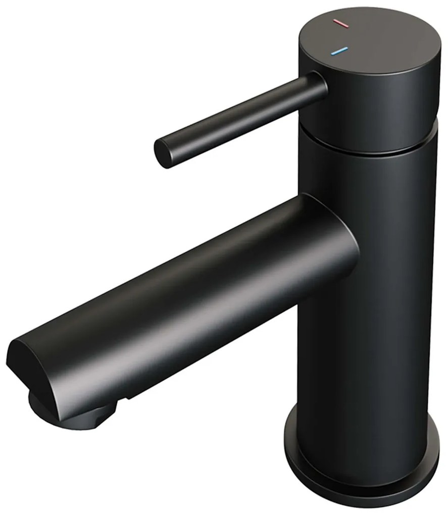 Brauer Black Edition ColdStart wastafelkraan energy-saving model A zwart mat