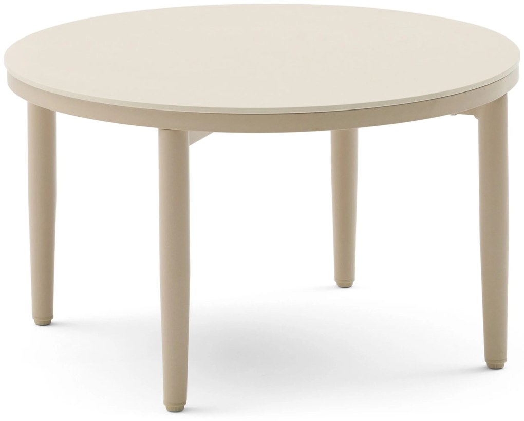 Stoel en Bank Loungeset 4 personen Wicker/Aluminium Taupe  Coco Ibiza