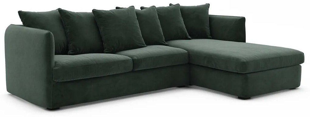 Hoekbank in fluweel, Neo Chiquito