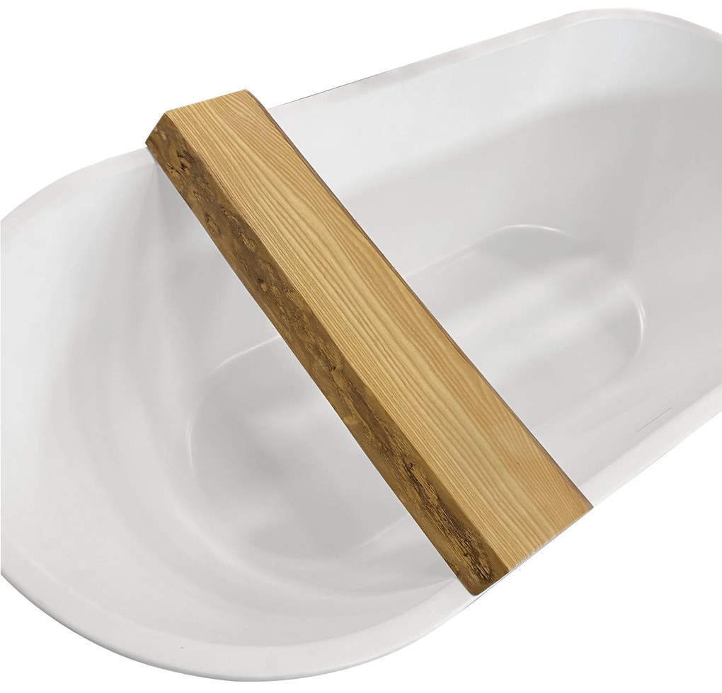 Mueller Oak badplanchet badplank 80x20x5 robuust afgewerkt