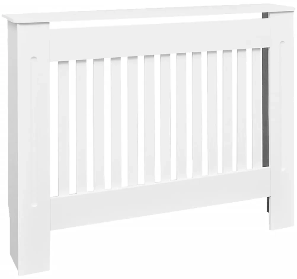 vidaXL Radiatorombouw 112 cm MDF wit