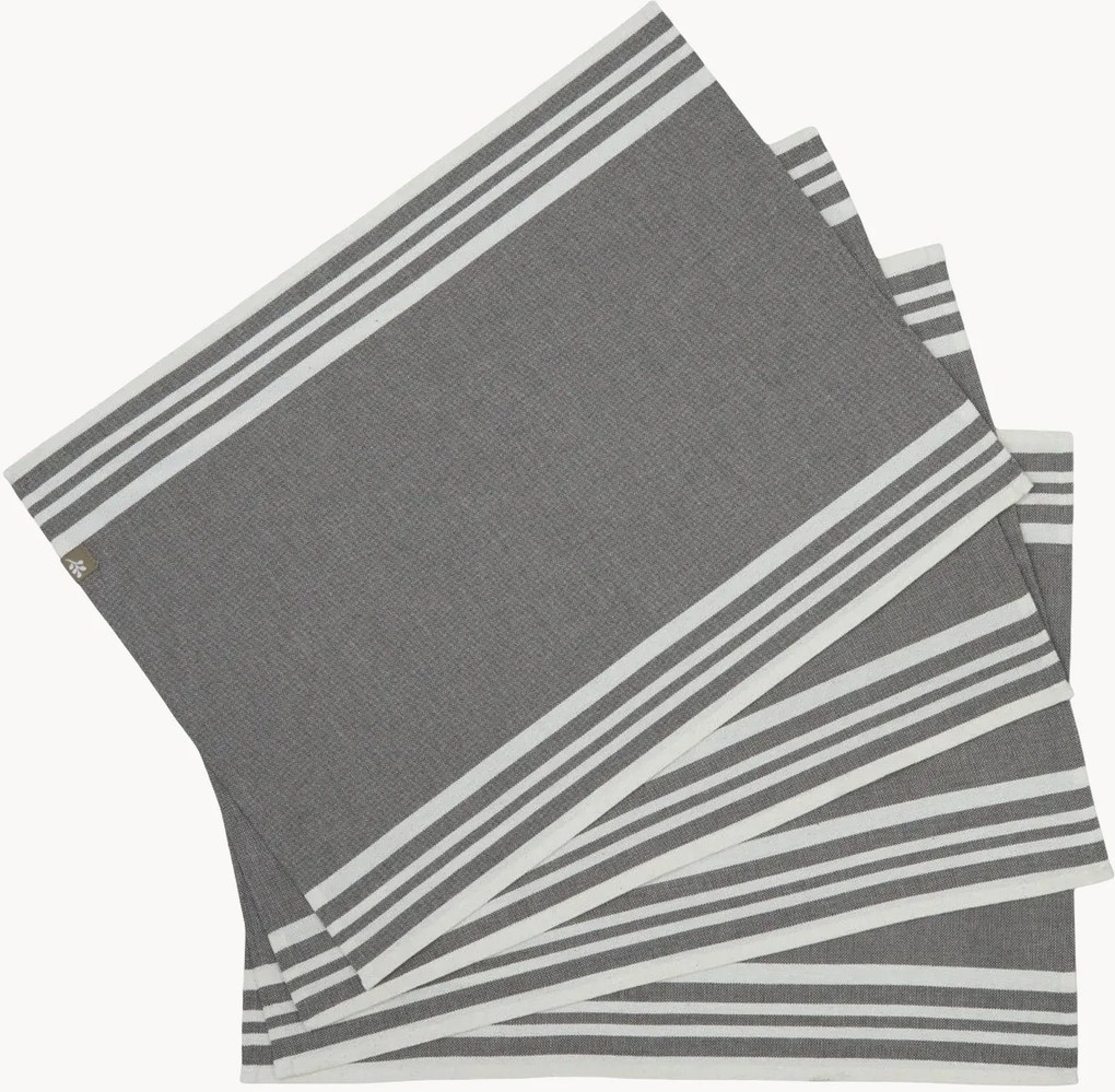Handgemaakte placemats Mahdia, 4-delig
