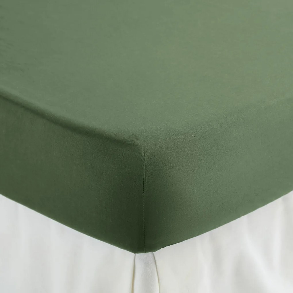 Hoeslaken perkal katoen, 80 draden, 30 cm kop, Scenario