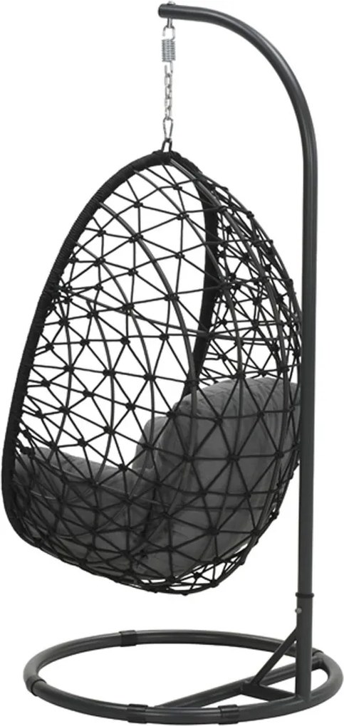 Garden Impressions Hangstoel Panama hangstoel ei - rope zwart