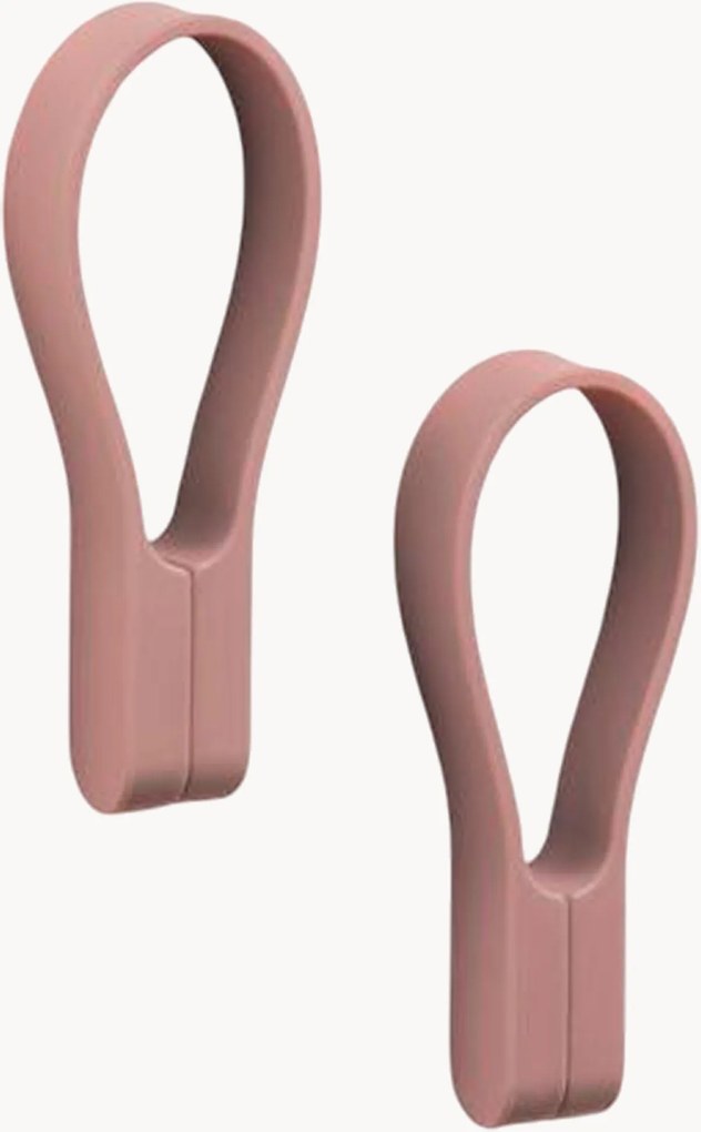 Magnetische handdoekhouders Loop van silicone, 2-delig