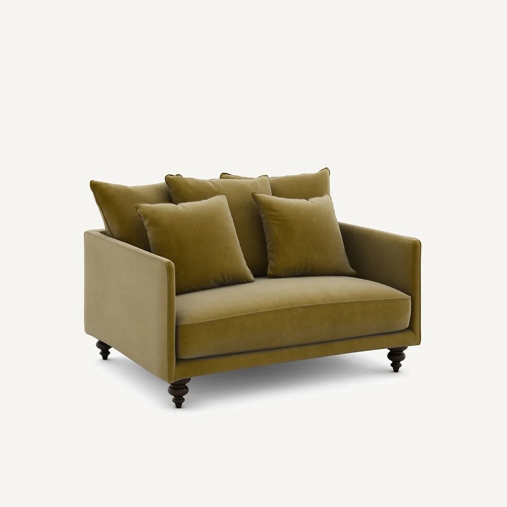 2-zits fluwelen bank, Lazare