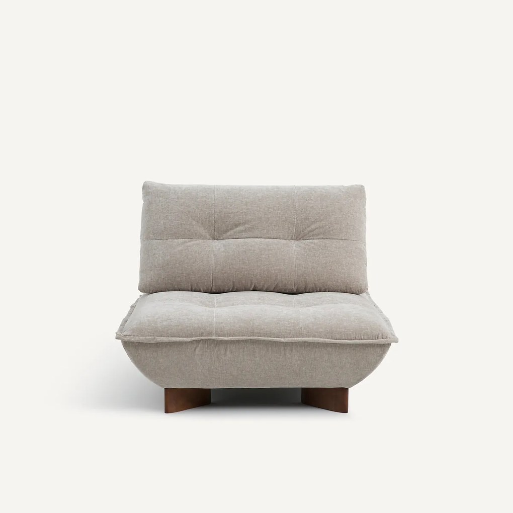 Modulaire zetel in chenille fluweel, Kaori