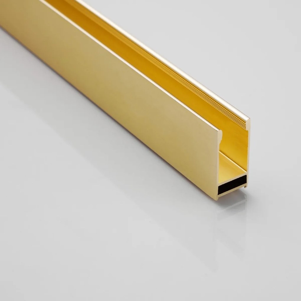 Saniclear Redro Brass muurprofiel geborsteld messing - mat goud