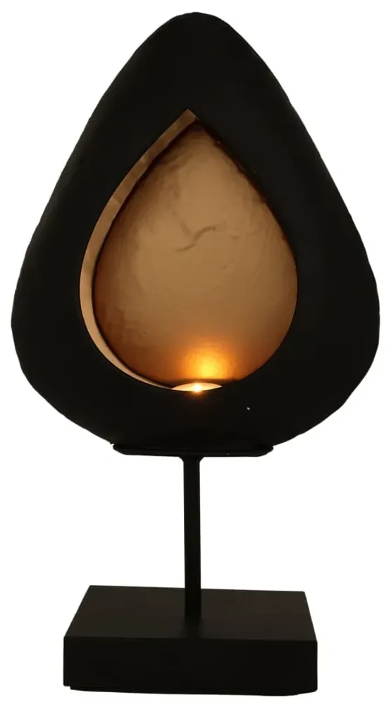 Lesli Living Kaarsenstandaard druppelvormig standaard 39,6x13x59,5 cm