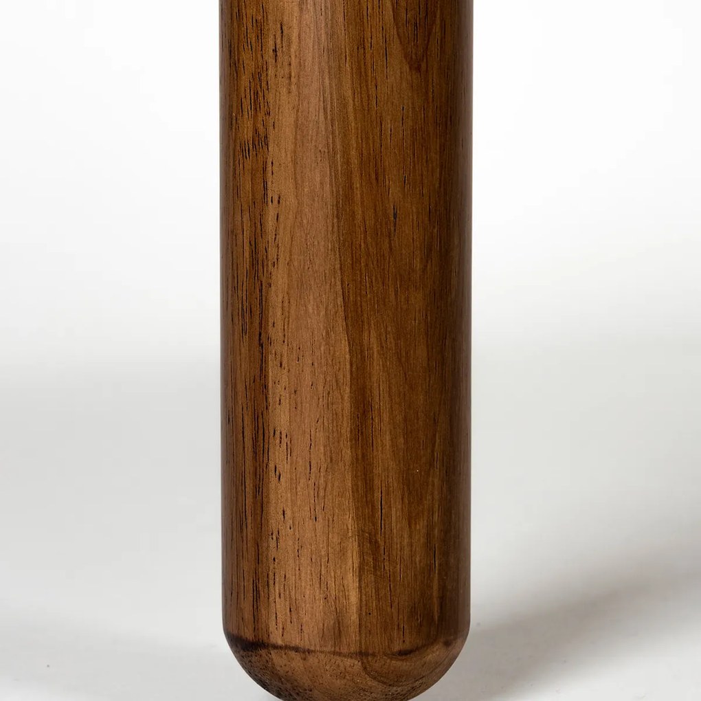 Zuiver Storm Walnut Ronde Eettafel Walnoot - 128 X 128cm.