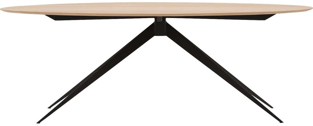 Goossens Excellent Eettafel Uniek, Ovaal 200 x 110 cm