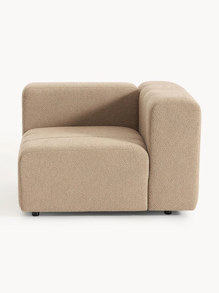 Bouclé hoekmodule Lena