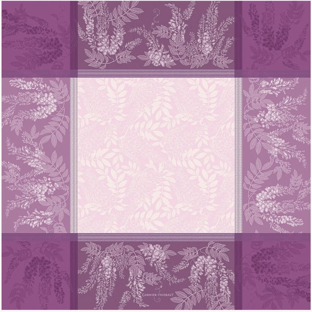Jacquard tafelkleed Glycines Parme