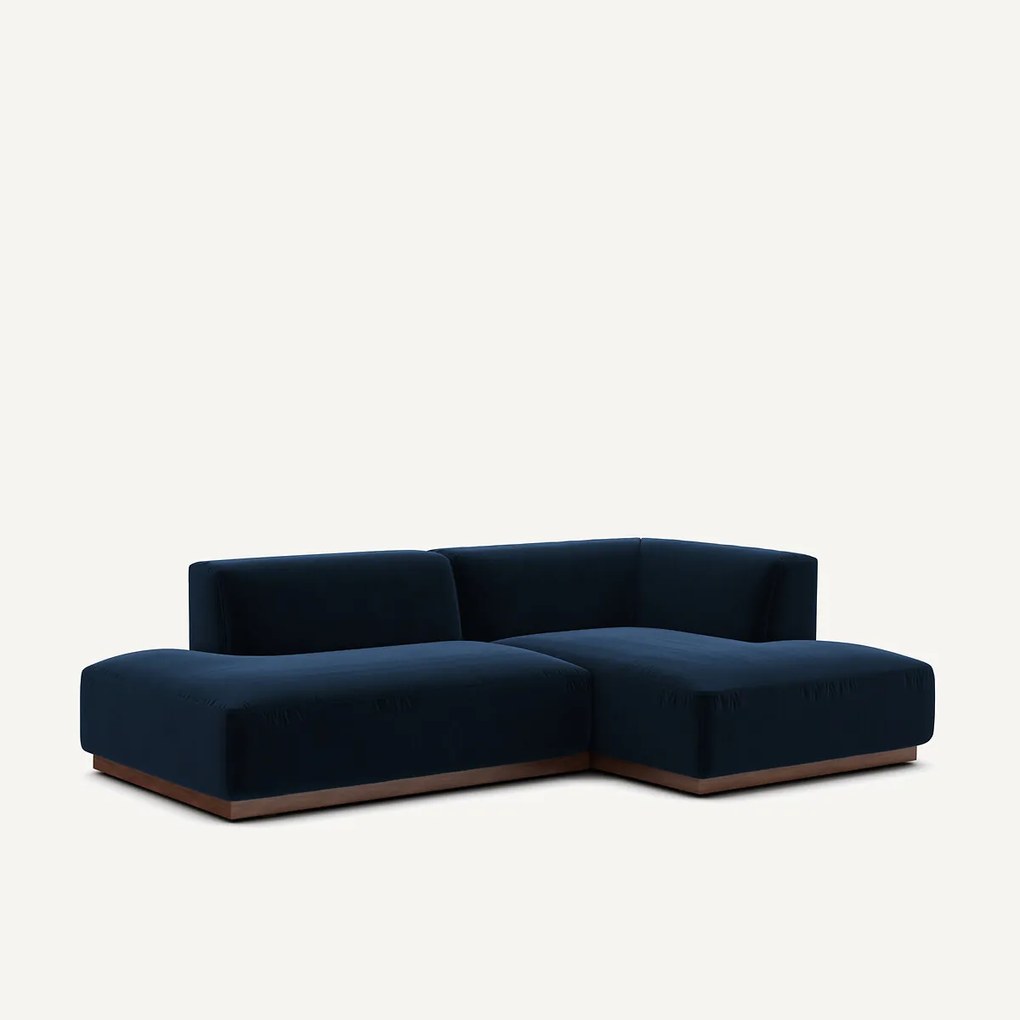 Rechter hoekbank in fluweel, Jacopo