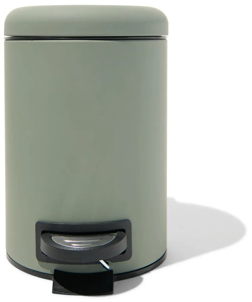 HEMA Pedaalemmer Groen Mat 3L (legergroen)