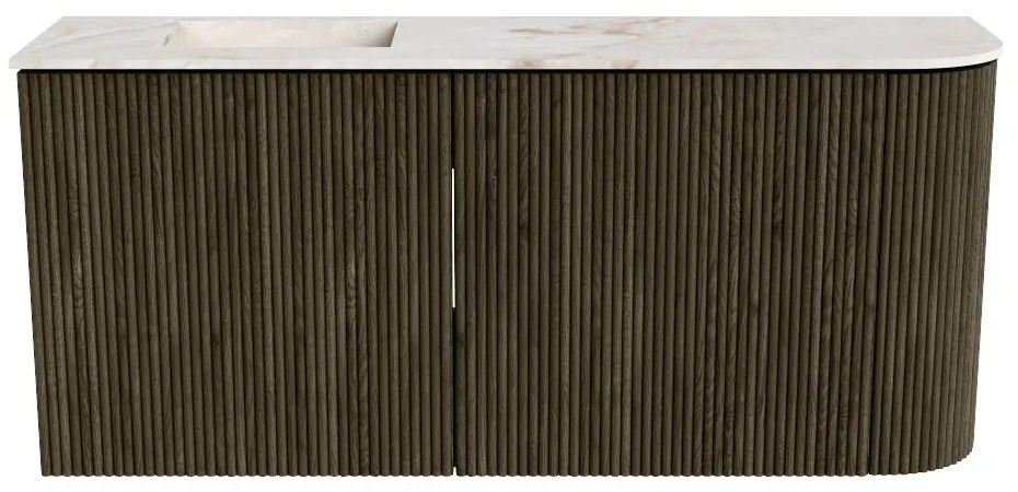 Mondiaz Joya DLux 90cm toiletmeubel ronding rechts shadow met wastafel faye links 1 kraangat frappe