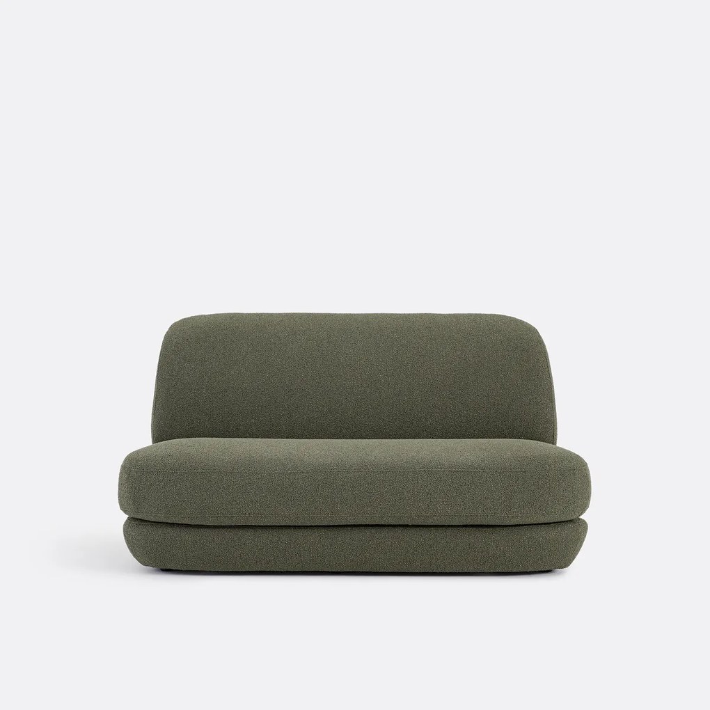 2-zitsbank van fijne boucléstof Lega