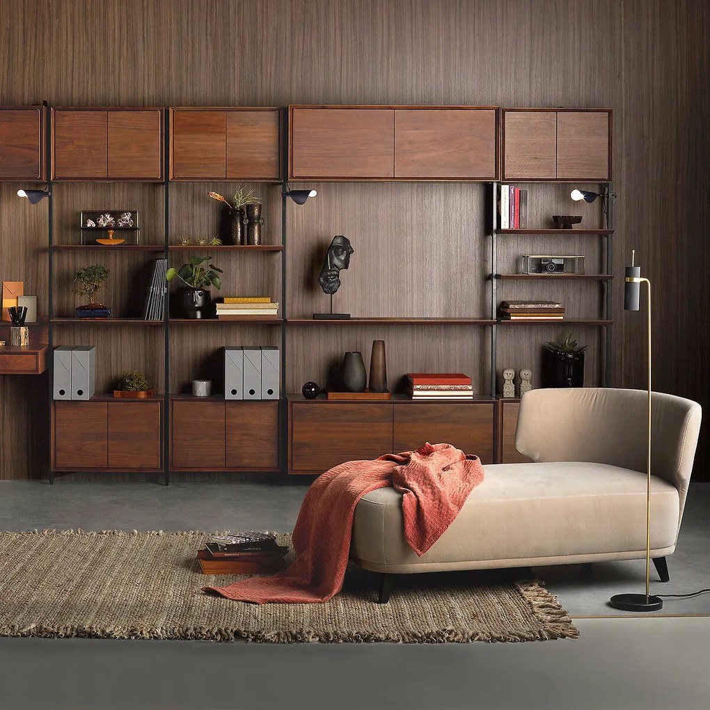 Walnoot gefineerde plank B110 x D28 cm, Archivita