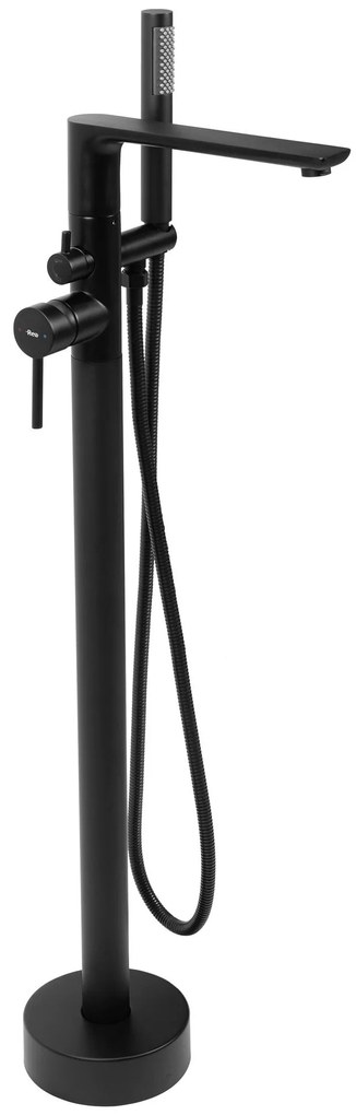Vloeren badmengkraan Rea Flores Black