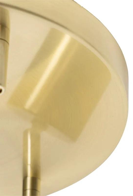 Moderne plafondlamp messing verstelbaar rond 3-lichts - Java Modern GU10 Binnenverlichting Lamp