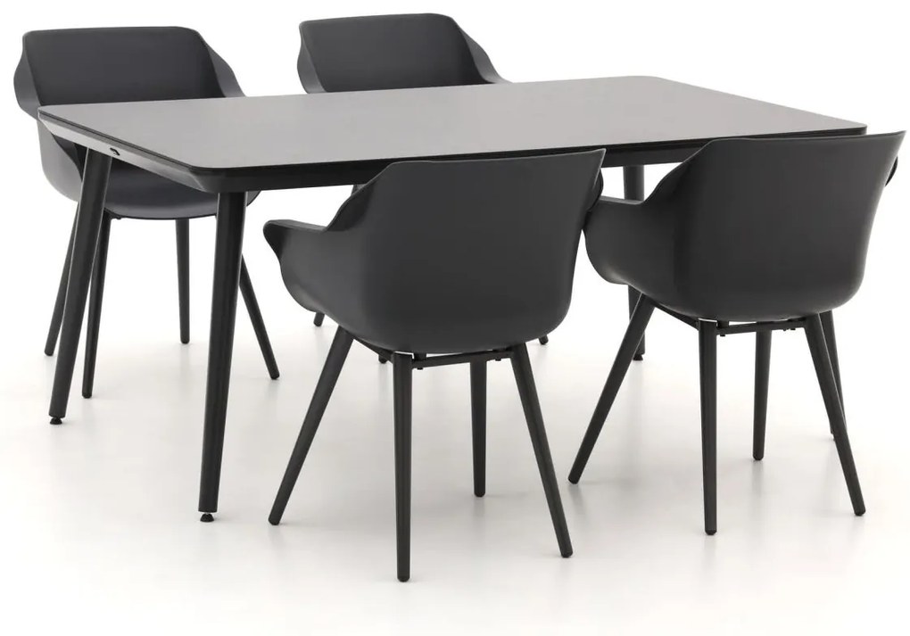 Diningset Hartman  | 4 personen | Tuinset kunststof | 5-delig | Kees Smit Tuinmeubelen