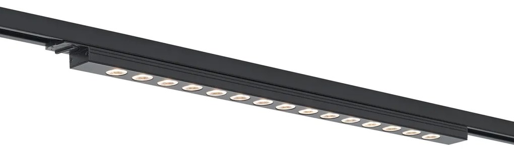 Moderne plafondlamp zwart voor railsysteem 1-fase 15W 1170 lm 3000K - Iconic Tsiri