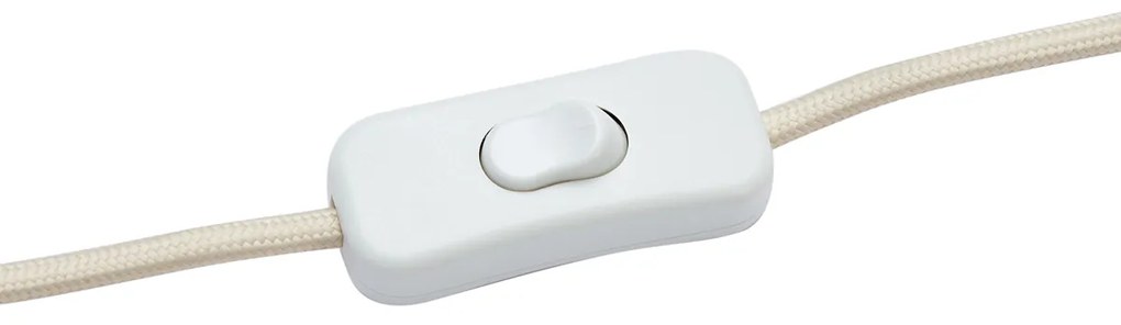 Japandi tafellamp beige met linnen kap - Timo