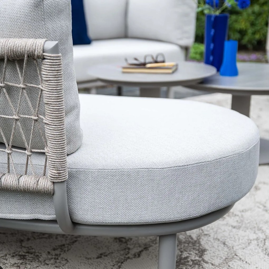 Garden Impressions Algarve lounge dining set 3-delig - taupe
