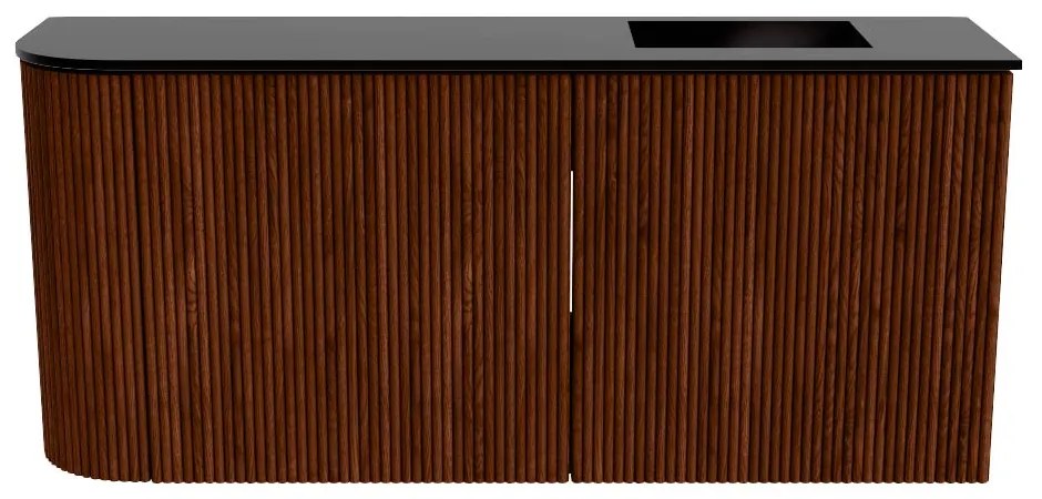 Mondiaz Joya 90cm toiletmeubel ronding links ruby met wastafel faye rechts 1 kraangat urban