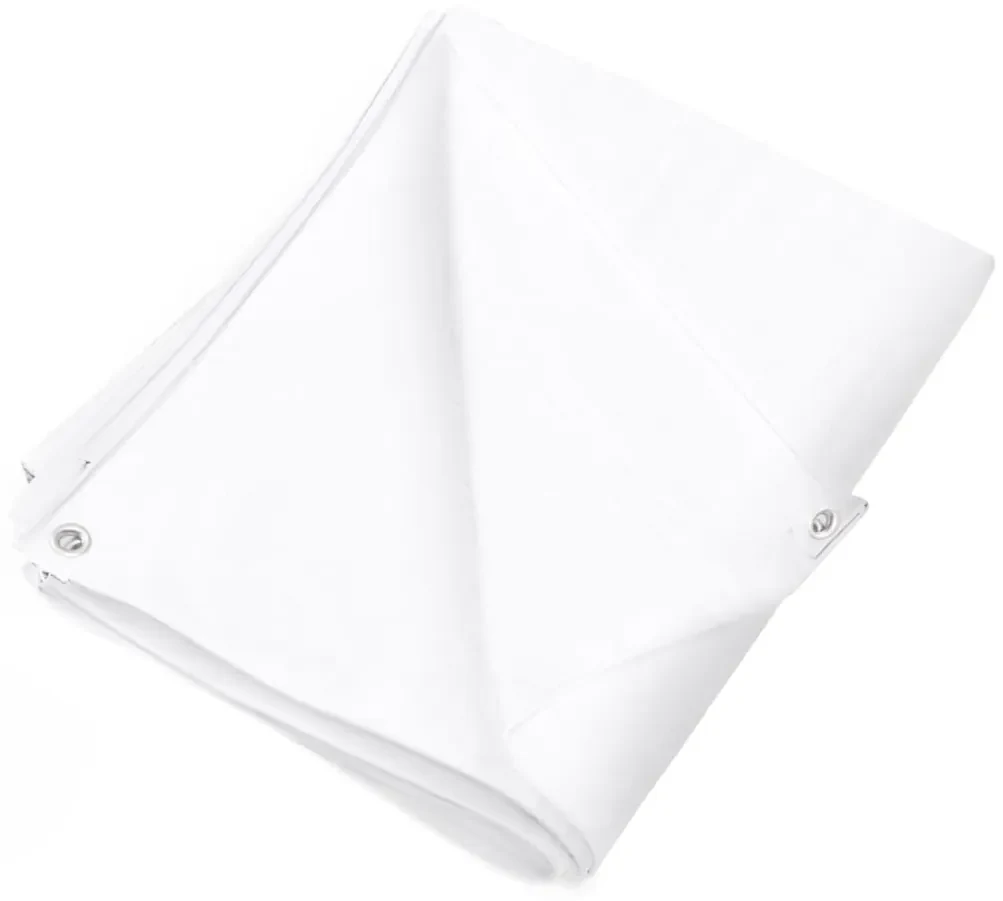 vidaXL Dekzeil 90 g/m² 6x12 m HDPE wit