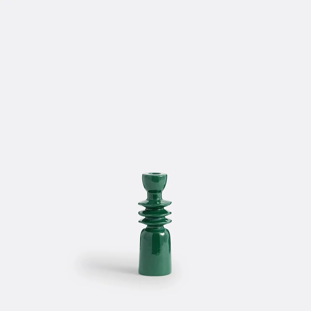 Keramische kandelaar H18 cm, Greta