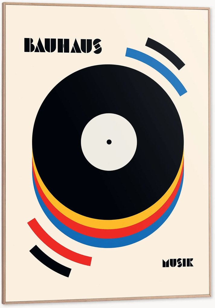 Ingelijste digitale print Bauhaus